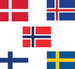 Scandinavian flags