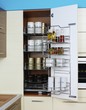 Kitchen case with a set of seasonings