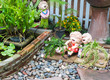 Garden ornament doll