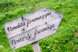 panneau indicateur,vente de fromages,alpage