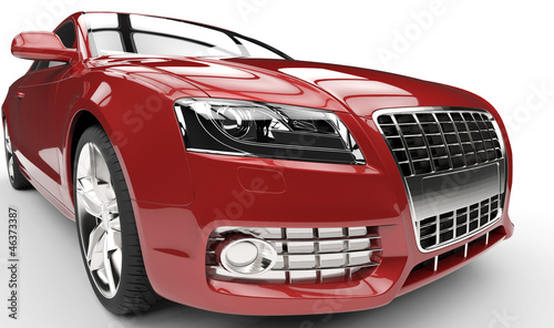Illustration: Car Close Up Headlights Car Close Up Headlights