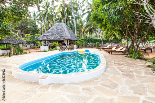 Photo: Swimming pool in African Garden Swimming pool in African Garden
