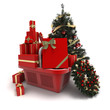 Illustration: Christmas commerce Christmas commerce