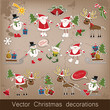 Vector: Christmas and New Year. vector Christmas and New Year. vector