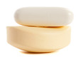 Isolated on white background soap