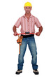 Worker with a pair of boltcutters