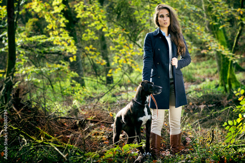 Photo: Woman with Dog Woman with Dog