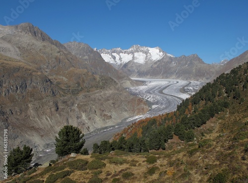 Photo: Idyllic Aletsch Area, Swiss Alps Idyllic Aletsch Area, Swiss Alps