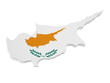 Cyprus Map 3d Shape