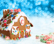 Christmas gingerbread house.