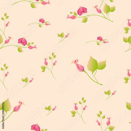 Illustration: flowers pattern flowers pattern