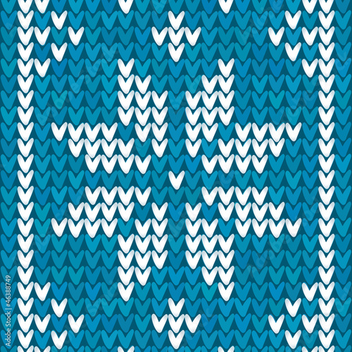 Vector: Blue Christmas ornamental embroidery vector background Blue Christmas ornamental embroidery vector background