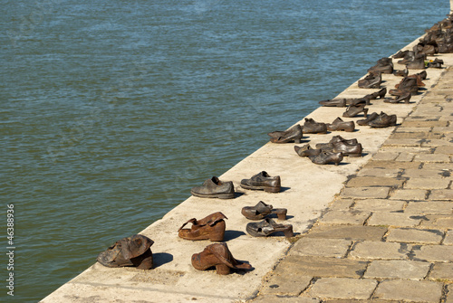Photo: Shoes on the Danube Promenade, Budapest (Hungary) Shoes on the Danube Promenade, Budapest (Hungary)