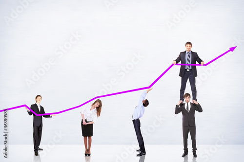 Photo: Business Growth And Success Graph Business Growth And Success Graph
