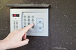  uses intercom in steel door