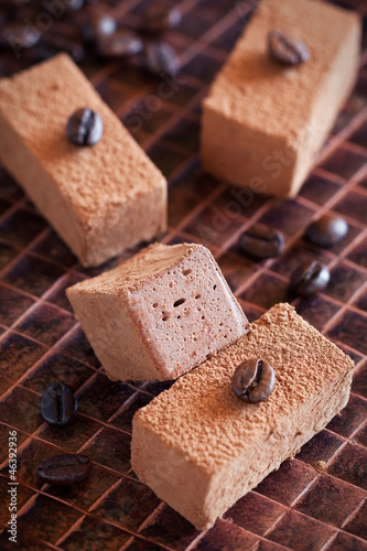 Photo: Homemade chocolate candy Homemade chocolate candy