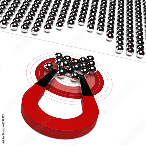 Illustration: mass marketing campaign concept, market audience mass marketing campaign concept, market audience