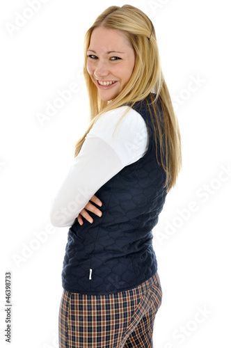 Photo: Junge Frau im Reitdress Junge Frau im Reitdress