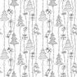 Christmas black and white