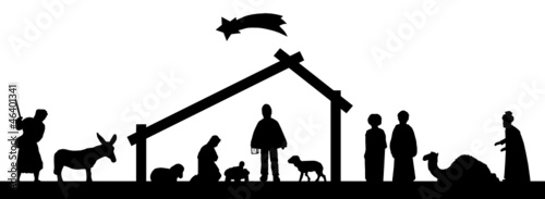 Vector: Weihnachtskrippe Weihnachtskrippe