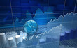 Illustration: Stock exchange board, abstract background Stock exchange board, abstract background