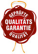 siegel qualitätsgarantie vektor