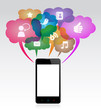 Mobile Communication - EPS 10 - Contain transparency