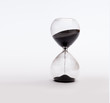 Hourglass, sand glass isolated on white background