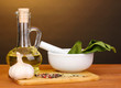 Set of ingredients and spice for cooking