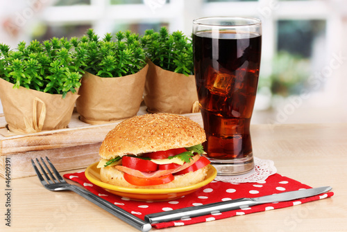 Photo: Appetizing sandwich Appetizing sandwich