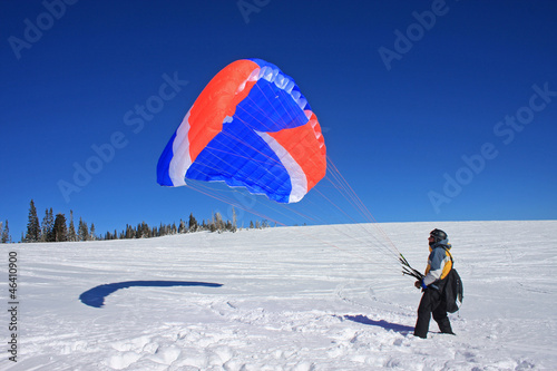 Photo: speed rider on snow speed rider on snow