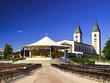 Photo: The altar in the square and church in Medjugorje The altar in the square and church in Medjugorje