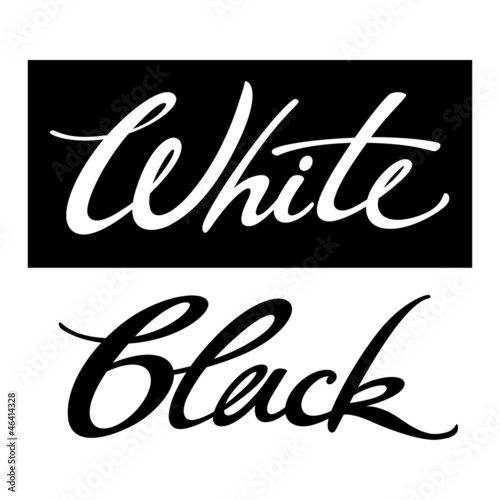 Vector: White Black colors White Black colors