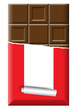 chocolate label background