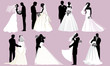 Wedding  silhouettes