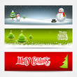 Merry Christmas Banners Set De... Merry Christmas Banners Set De...