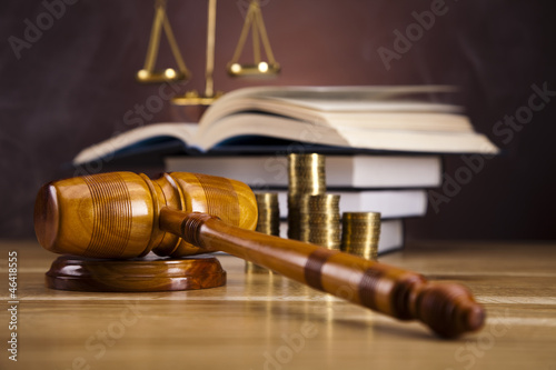 Photo: Law and justice concept, wooden gavel Law and justice concept, wooden gavel