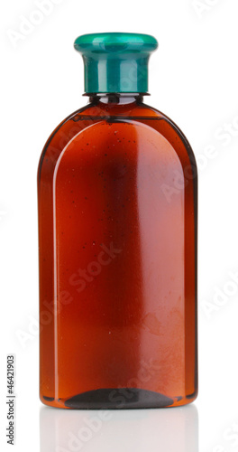Photo: cosmetic bottle isolated on white cosmetic bottle isolated on white