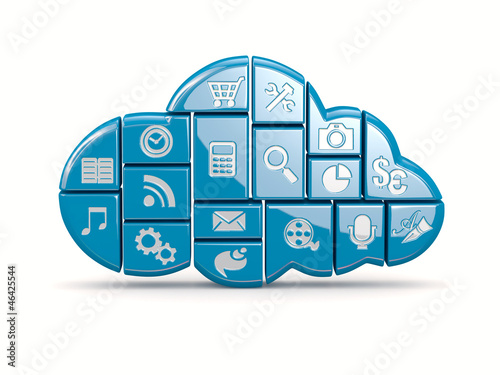 Illustration: Cloud computing Cloud computing
