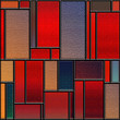 Seamless textured stained glass panel