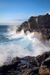Houle sur littoral réunionnais