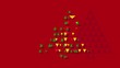 Weihnachtsbaum mit Dreiecken