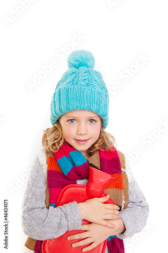 Photo: kind mit wärmflasche kind mit wärmflasche