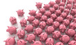 Illustration: sehr viele Sparschweinchen sehr viele Sparschweinchen