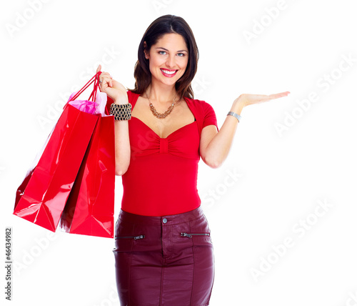 Photo: Shopping woman. Shopping woman.
