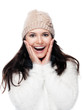 Photo: Young woman screaming - isolated Young woman screaming - isolated