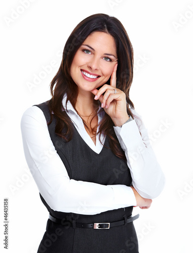 Photo: Beautiful young business woman. Beautiful young business woman.