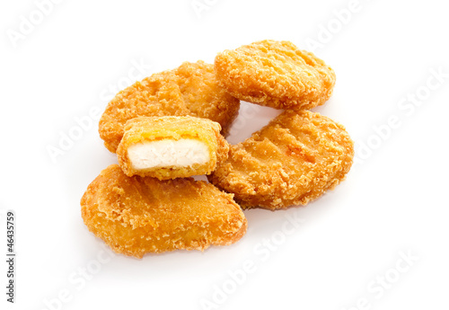 Photo: Fried chicken nuggets Fried chicken nuggets