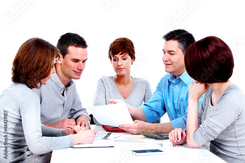 Photo: Group of business people. Group of business people.