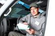 Handsome truck driver.
